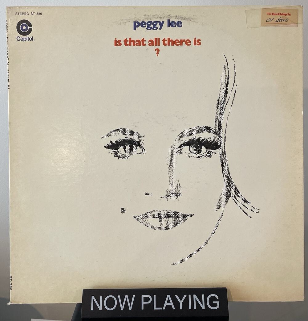Peggy Lee Is That All There Is? Vinyl Record LP Capitol Records ST-386 Rare OOP